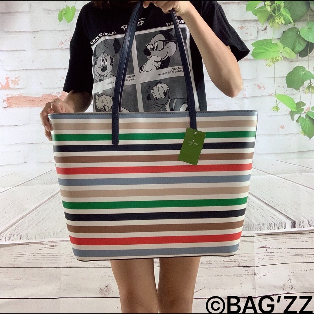 ❗️LAST ONE ❗️Kate Spade Tanya Stripe Tote - Picture 3 of 6